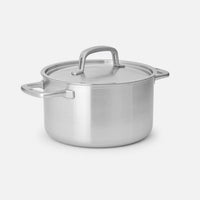 Lábas Lucca 3.0 Pro, ø 24 cm (5,5 l) - Szegecs nélküli, többrétegű rozsdamentes acél lábas fedővel