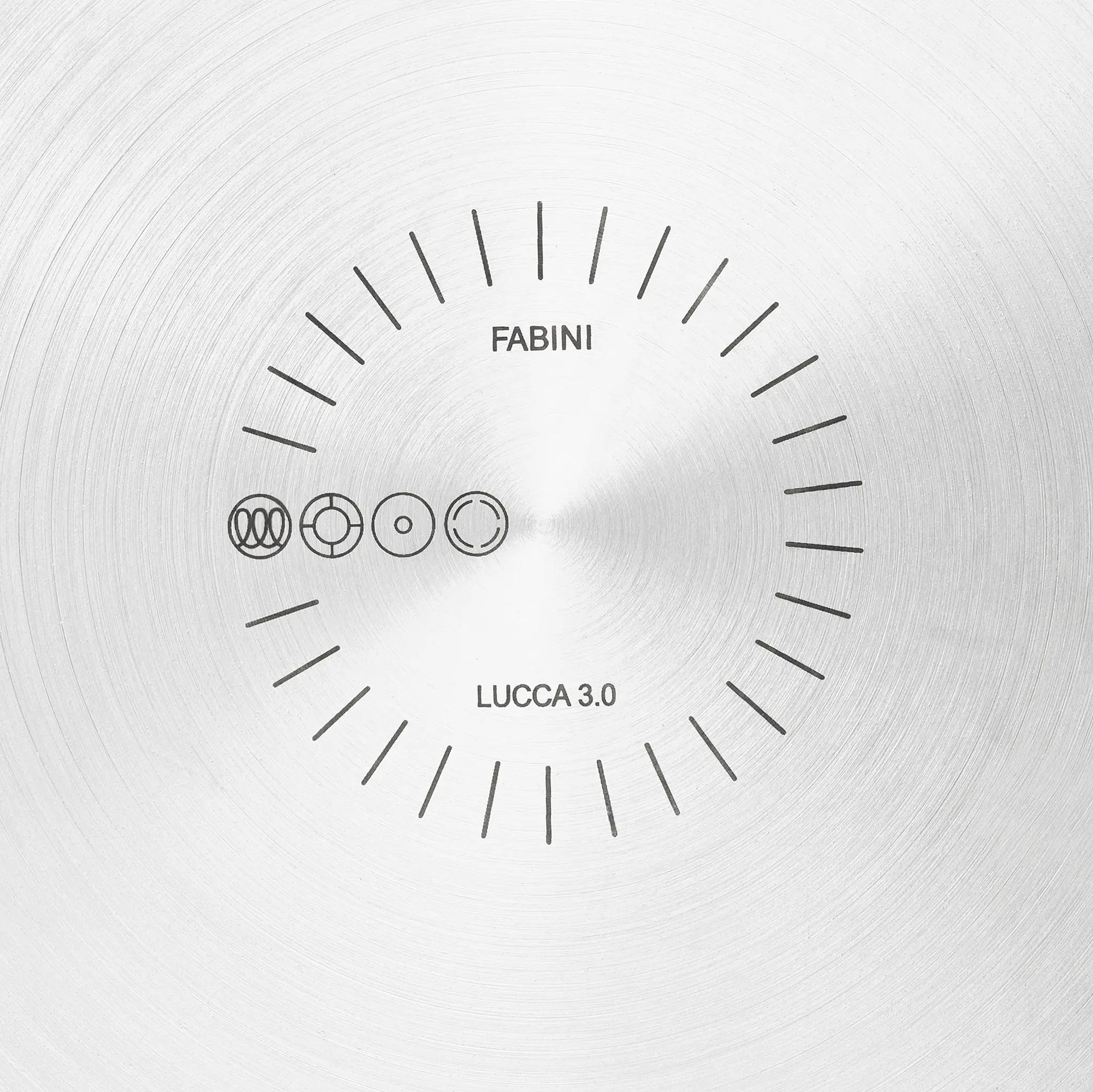 Lábas Lucca 3.0 Pro, ø 24 cm (5,5 l) - Szegecs nélküli, többrétegű rozsdamentes acél lábas fedővel