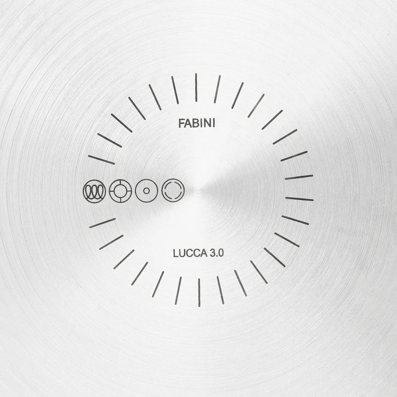 Lábas Lucca 3.0 Pro, ø 24 cm (5,5 l) - Szegecs nélküli, többrétegű rozsdamentes acél lábas fedővel