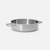 Tegame serpenyő többrétegű rozsdamentes acélból, fedéllel Ø 28 cm (4 l)