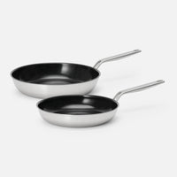 Serpenyő szett Lucca 4.0 Pro, ø 26 cm + ø 30 cm, 2 db - Tapadásmentes, szegecs nélküli többrétegű rozsdamentes acél serpenyők