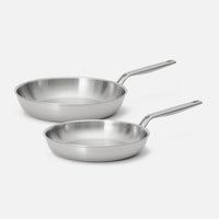 Szegecs nélküli serpenyő szett Lucca 4.0 Pro, ø 26 cm + ø 30 cm, 2 db - Többrétegű rozsdamentes acélból készült szegecs nélküli serpenyő szett