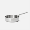 Lucca 4.0 szegecsmentes, mély serpenyő többrétegű rozsdamentes acélból, fedővel Ø 24 cm (2,5 l)