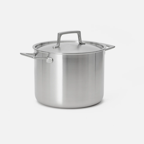 Fazék Lucca 4.0 Pro, ø 24 cm (8 l) - Szegecs nélküli fazék többrétegű rozsdamentes acélból, fedővel