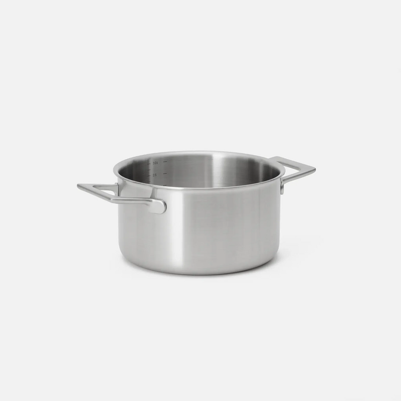 Fazék Lucca 4.0 Pro, ø 20 cm (3 l) - Szegecs nélküli fazék többrétegű rozsdamentes acélból, fedővel