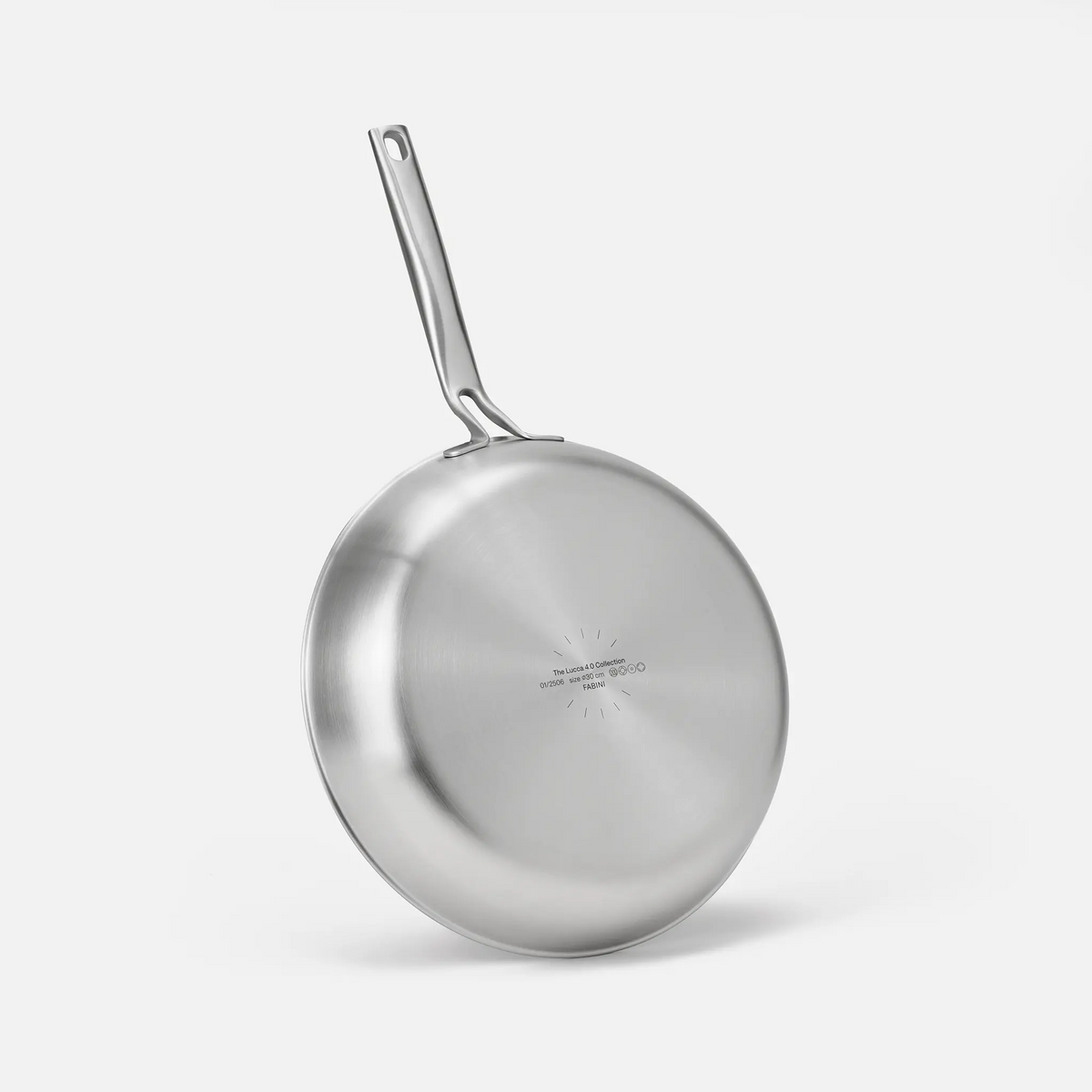 Szegecs nélküli serpenyő szett Lucca 4.0 Pro, ø 26 cm + ø 30 cm, 2 db, ajándékcsomagolás - Többrétegű rozsdamentes acélból készült, szegecs nélküli serpenyő szett