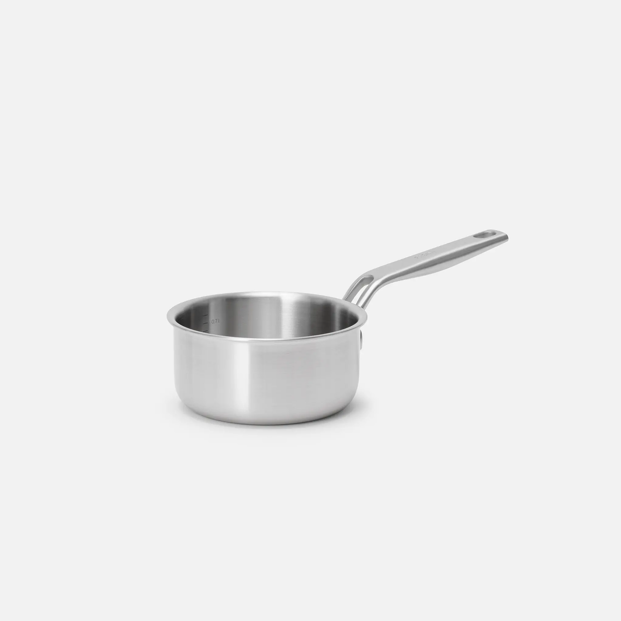 Nyeles lábas Lucca 4.0 Pro, ø 14 cm (0,8 l) - Szegecs nélküli nyeles lábas többrétegű rozsdamentes acélból, fedővel