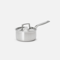 Nyeles lábas Lucca 4.0 Pro, ø 16 cm (1,2 l) - Szegecs nélküli nyeles lábas több rétegű rozsdamentes acélból, fedővel