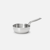 Kúp alakú nyeles lábas Lucca 4.0 Pro, ø 16 cm (0,8 l) - Szegecs nélküli nyeles lábas több rétegű rozsdamentes acélból, fedővel