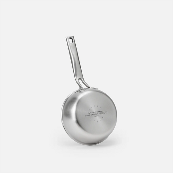 Kúp alakú nyeles lábas Lucca 4.0 Pro, ø 16 cm (0,8 l) - Szegecs nélküli nyeles lábas több rétegű rozsdamentes acélból, fedővel