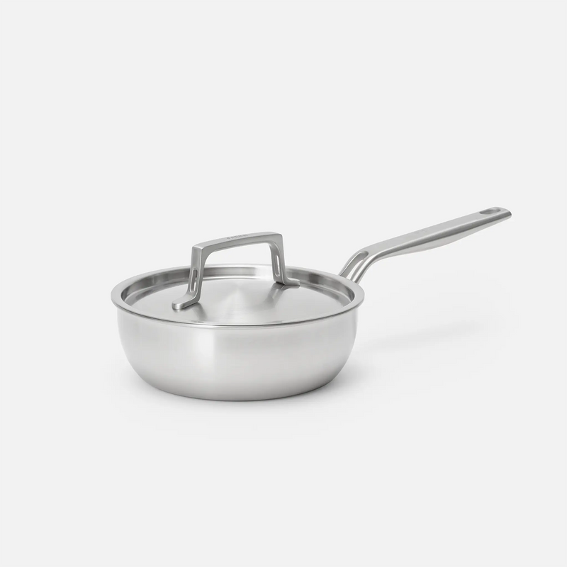 Kúp alakú nyeles lábas Lucca 4.0 Pro, ø 20 cm (1,5 l) - Szegecs nélküli nyeles lábas több rétegű rozsdamentes acélból, fedővel