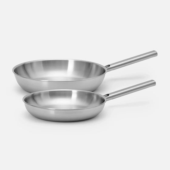 Serpenyő készlet Lucca 4.0 Standard, 2 db - Szegecs nélküli, többrétegű rozsdamentes acél serpenyők