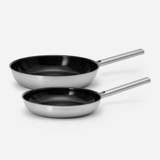 Serpenyő készlet Lucca 4.0 Standard, 2 db - Szegecs nélküli, többrétegű rozsdamentes acél serpenyők kerámia bevonattal