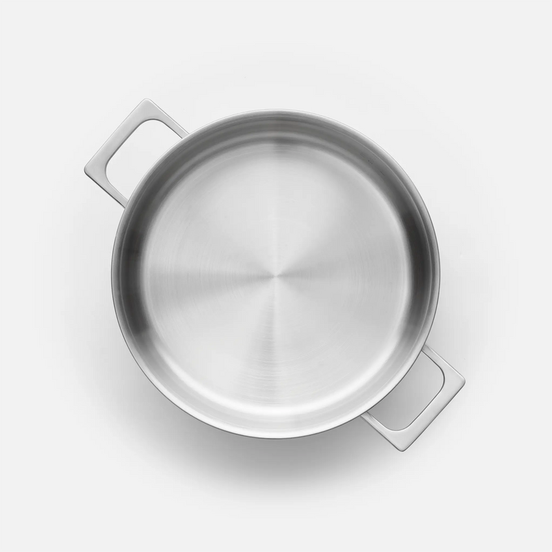 Tegame serpenyő Lucca 4.0 Pro, ø 28 cm (4 l) - Szegecs nélküli tegame serpenyő többrétegű rozsdamentes acélból, fedővel