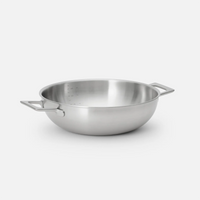 Kúpos tegame serpenyő Lucca 4.0 Pro, ø 28 cm (3,5 l) - Szegecs nélküli tegame serpenyő többrétegű rozsdamentes acélból, fedővel