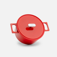 Lábas Mattia 3.0, ø 26 cm (5,5 l) - Zománcozott öntöttvas lábas fedővel, fényes piros