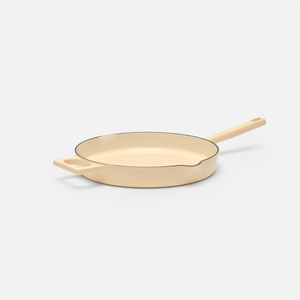 Serpenyő Mattia 3.0 Standard, ø 26 cm - Zománcozott öntöttvas serpenyő fedő nélkül, fényes krémszínű