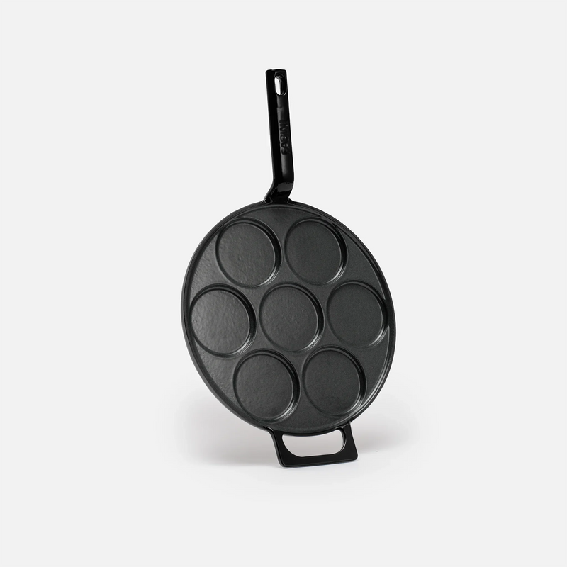 Palacsintasütő Mattia 3.0, ø 26 cm - Zománcozott öntöttvas palacsintasütő, fényes fekete