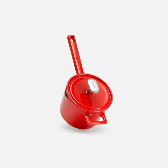 Lábas Mattia 3.0, ø 14 cm (1,65 l) - Zománcozott öntöttvas lábas, fényes piros