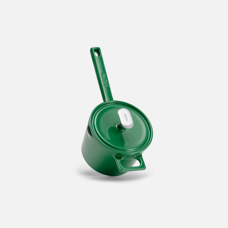 Lábas Mattia 3.0, ø 14 cm (1,65 l) - Zománcozott öntöttvas lábas, fényes zöld