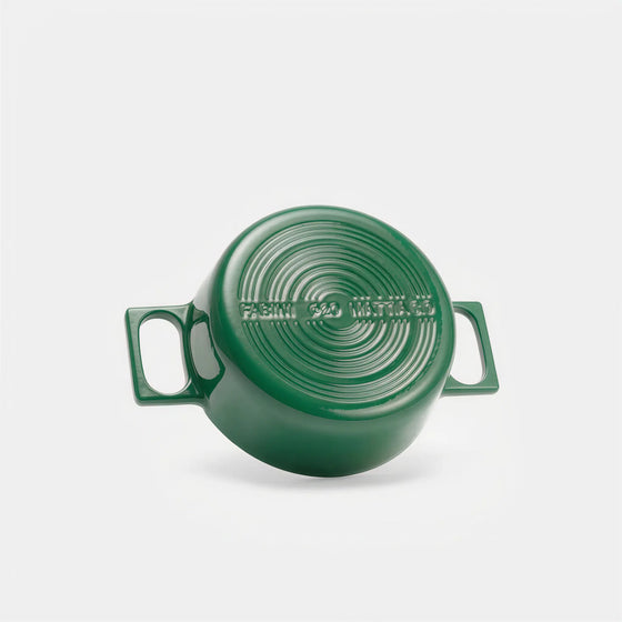 Lábas Mattia 3.0, ø 20 cm (2 l) - Zománcozott öntöttvas lábas fedővel, fényes zöld