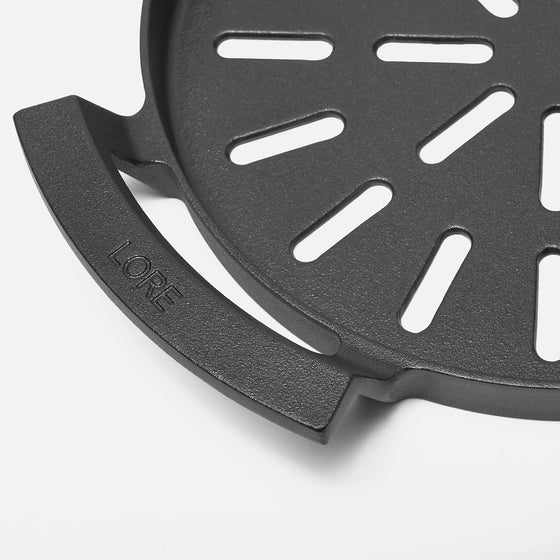 Grillserpenyő Lore, ø 28 cm - Lyukacsos öntöttvas grillserpenyő