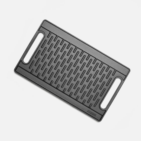 Grillsütő lap Lore - Öntöttvas grillsütő lap, dupla falú