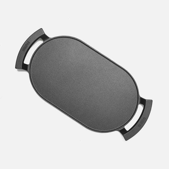 Grillsütő lap Lore - Öntöttvas grillsütő lap, ovális