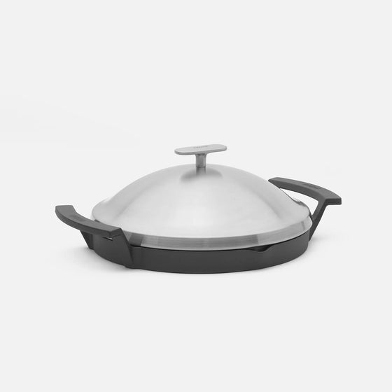 Grillfedő Lore, ø 28 cm - Rozsdamentes acél grillfedő