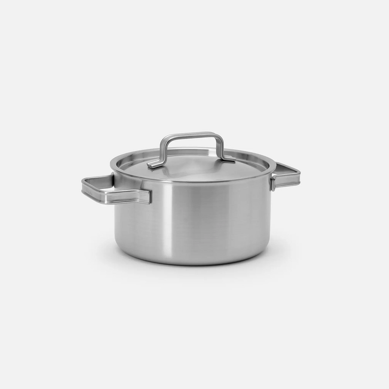 Nagy edény- és serpenyőkészlet Lucca 4.0 Standard, 10 db - Szegecs nélküli, többrétegű rozsdamentes acél edénykészlet