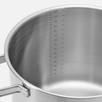 Nagy edény- és serpenyőkészlet Lucca 4.0 Standard, 10 db - Szegecs nélküli, többrétegű rozsdamentes acél edénykészlet