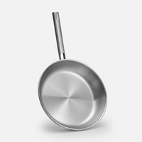 Serpenyő Lucca 4.0 Standard, ø 30 cm - Szegecs nélküli, többrétegű rozsdamentes acél serpenyő, fedő nélkül