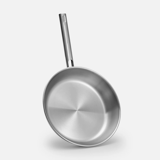 Serpenyő Lucca 4.0 Standard, ø 30 cm - Szegecs nélküli, többrétegű rozsdamentes acél serpenyő, fedő nélkül