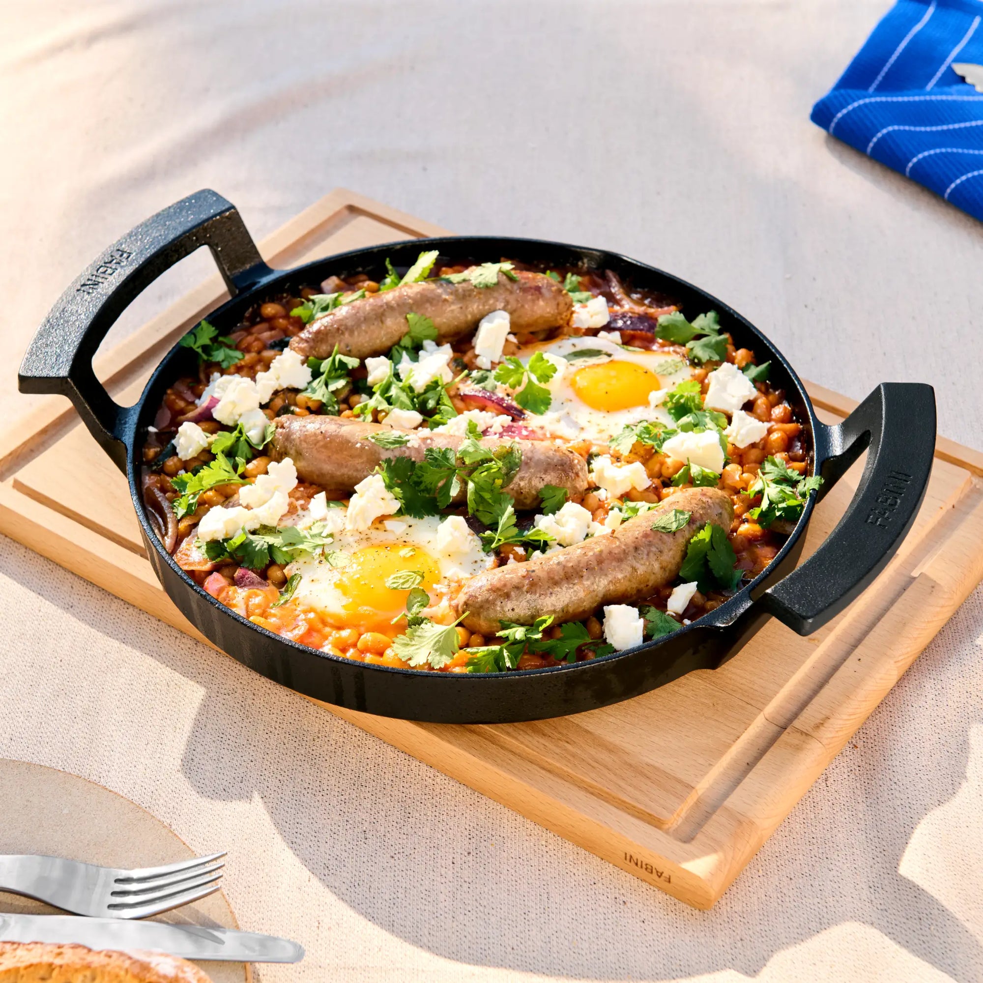 Grillserpenyő Lore Standard, ø 28 cm - Öntöttvas grillserpenyő