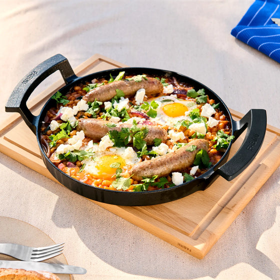 Grillserpenyő Lore, ø 28 cm - Öntöttvas grillserpenyő