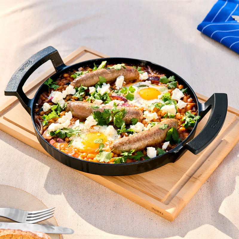 Grillserpenyő Lore Standard, ø 28 cm - Öntöttvas grillserpenyő
