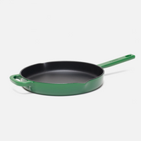 Zománcozott öntöttvas serpenyő fedő nélkül Ø 26 cm, zöld