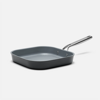 Meda 3.0 tapadásmentes, szögletes grillserpenyő kerámia bevonattal, fedő nélkül, Ø 28 cm, fekete