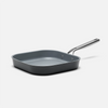 Meda 3.0 tapadásmentes, szögletes grillserpenyő kerámia bevonattal, fedő nélkül, Ø 28 cm, fekete