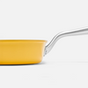 Meda 3.0 tapadásmentes, szögletes grillserpenyő kerámia bevonattal, fedő nélkül, Ø 28 cm, sárga