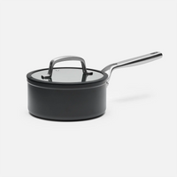 Meda 3.0 tapadásmentes kerámia bevonatos nyeles lábas fedővel Ø 20 cm (2,4 l), fekete