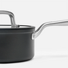 Meda 3.0 tapadásmentes kerámia bevonatos nyeles lábas fedővel Ø 20 cm (2,4 l), fekete