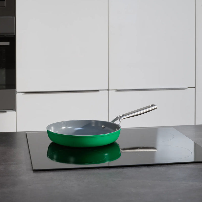 Serpenyő Meda 3.0 Pro, ø 26 cm - Tapadásmentes serpenyő kerámia bevonattal, zöld