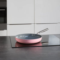 Serpenyő Meda 3.0 Pro, ø 30 cm - Tapadásmentes serpenyő kerámia bevonattal, rózsaszín