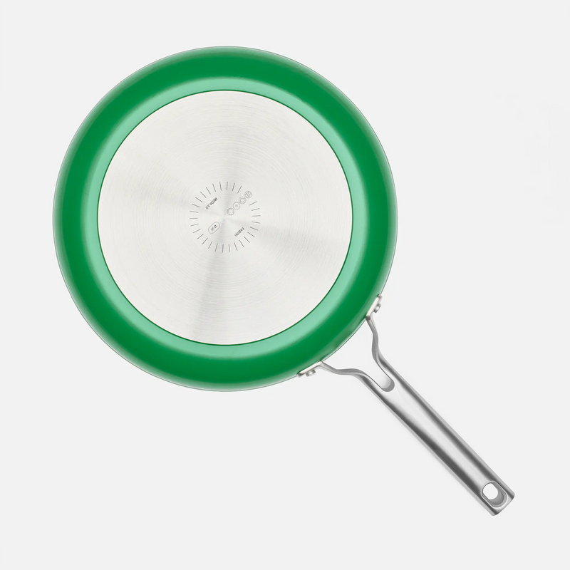 Serpenyő Meda 3.0 Pro, ø 30 cm - Tapadásmentes serpenyő kerámia bevonattal, zöld