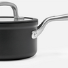 Meda 3.0 tapadásmentes kerámia bevonatos nyeles lábas fedővel, Ø 16 cm (1,3 l), fekete
