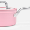 Meda 3.0 tapadásmentes kerámia bevonatos lábas fedővel Ø 16 cm (1,3 l), rózsaszín