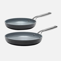 Meda 3.0 tapadásmentes serpenyőkészlet kerámia bevonattal, Ø 26 cm és Ø 30 cm, fekete