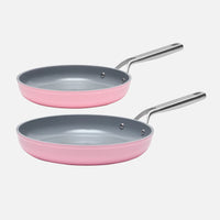 Meda 3.0 tapadásmentes serpenyőkészlet kerámia bevonattal Ø 26 cm és Ø 30 cm, rózsaszín, 2 db