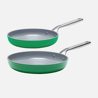 Meda 3.0 tapadásmentes serpenyőkészlet kerámia bevonattal, Ø 26 cm és Ø 30 cm, zöld